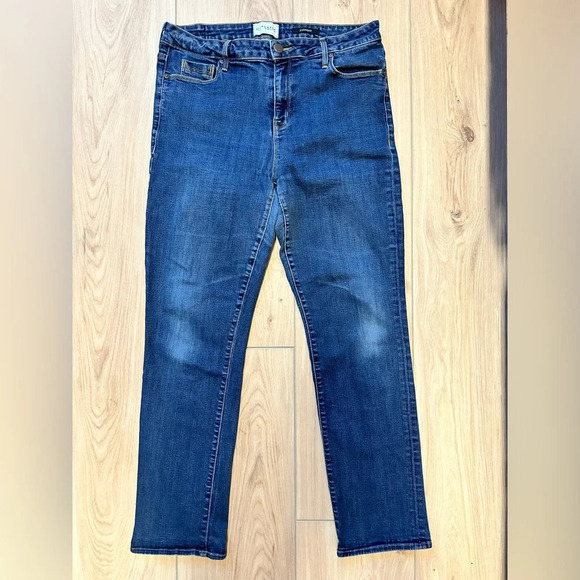 Parker Smith Women’s Straight Leg Jean Mid Rise Sz 32 - Picture 1 of 13